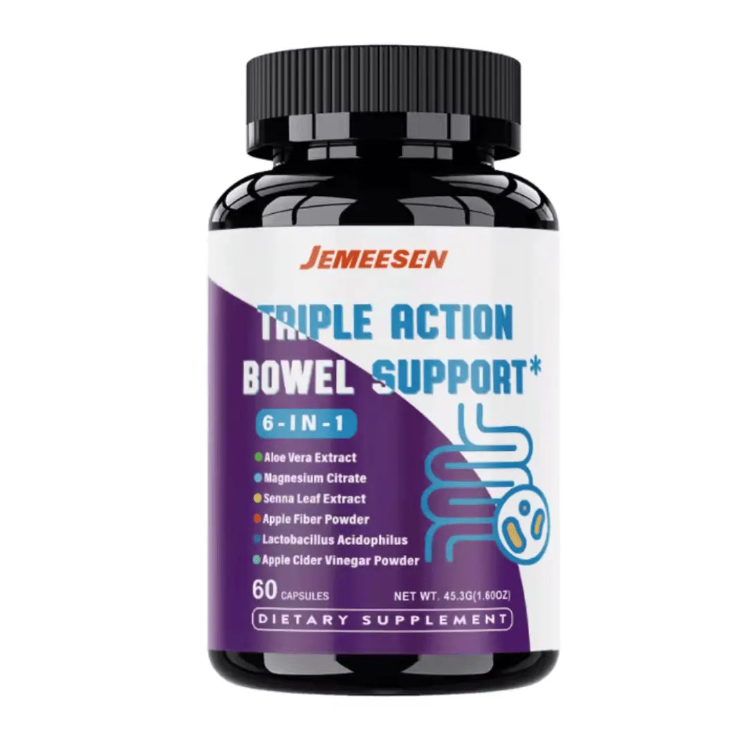 Suplementos Dietéticos con Polvo de Cáscara de Psyllium, Magnesio, Polvo de Vinagre de Sidra de Manzana, Promueven la Salud Gastrointestinal