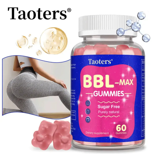 Gomitas para aumentar los glúteos para mujeres - BBL-MAX Gummies - con Multivitaminas y Extractos Herbales