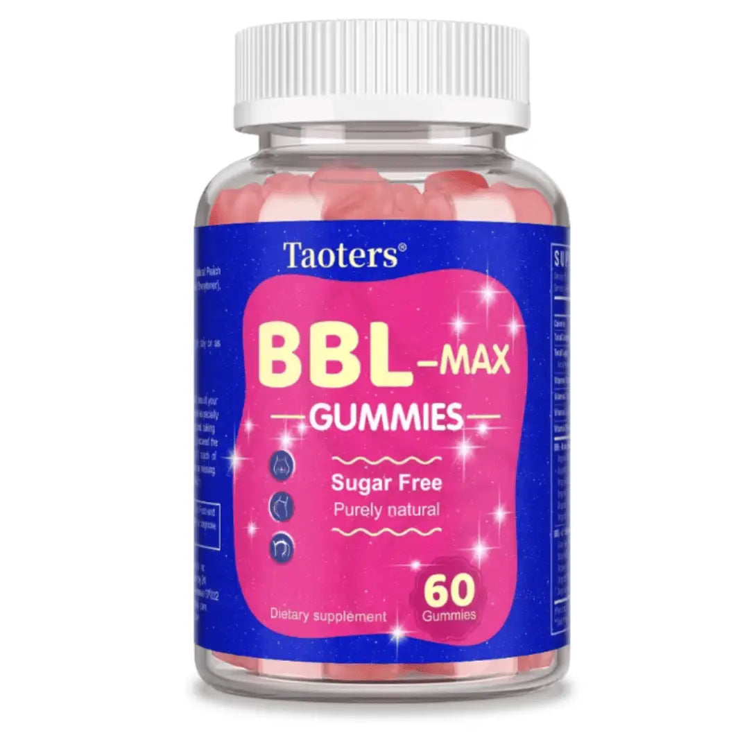 Gomitas para aumentar los glúteos para mujeres - BBL-MAX Gummies - con Multivitaminas y Extractos Herbales