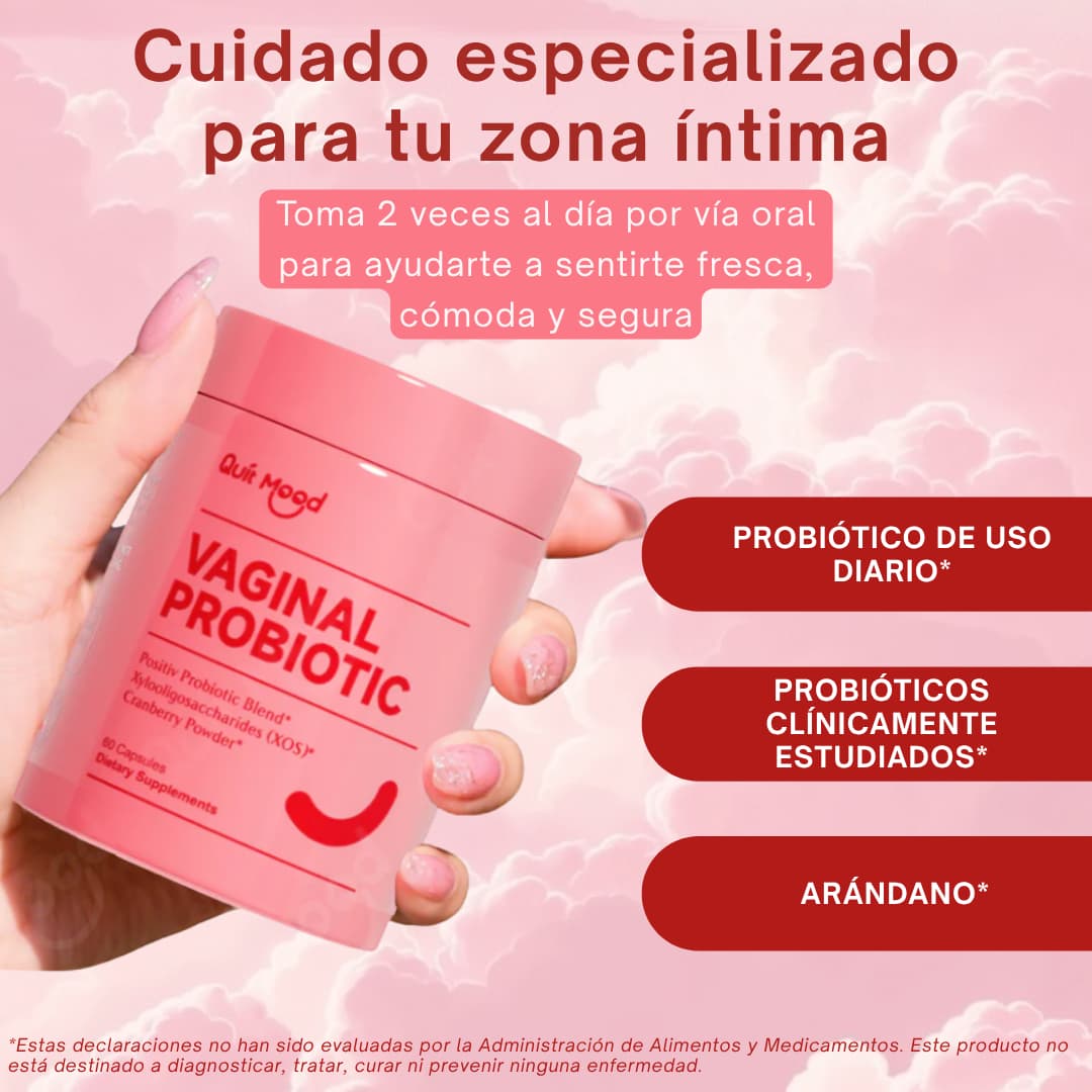 Probiótico Vaginal Quit Mood ‒ 60 cáps.