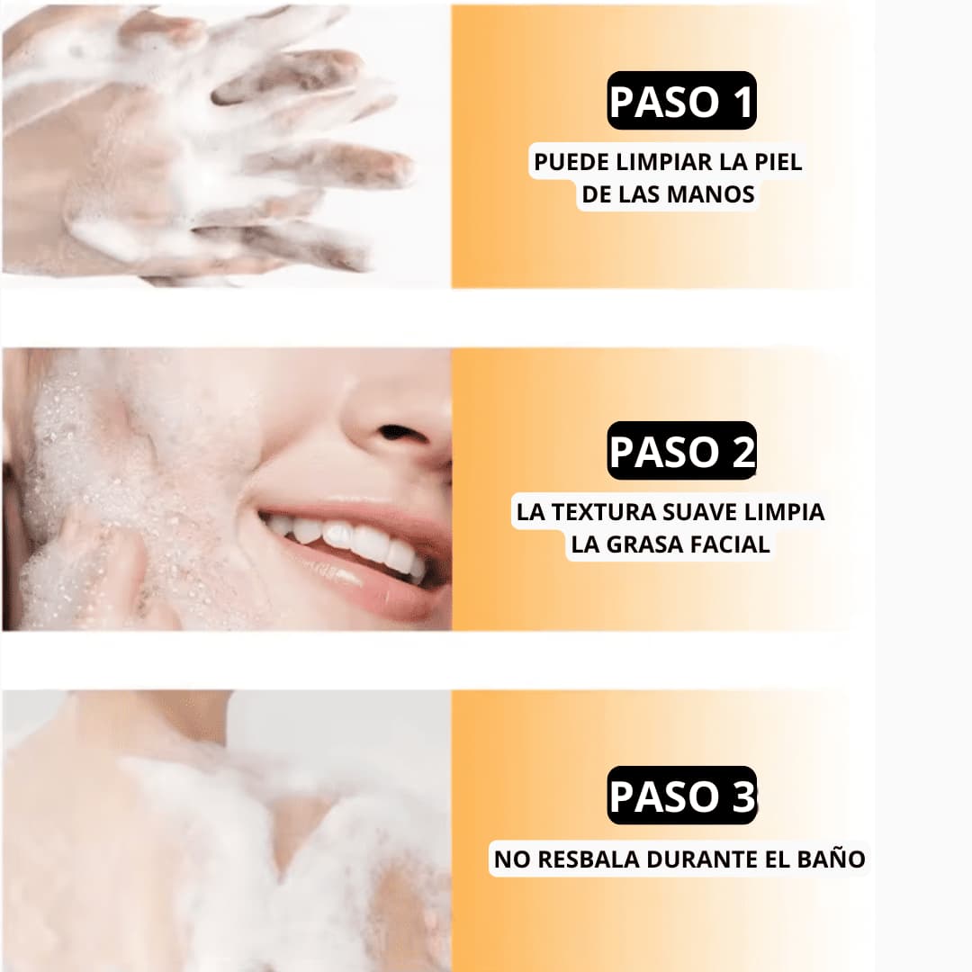 Jabón de Cúrcuma Hecho a Mano para Limpieza Corporal, Aclarado de Axilas Oscuras y Piernas, Limpiadores Corporales, Jabón Facial Iluminador, Cuidado de la Piel Suave