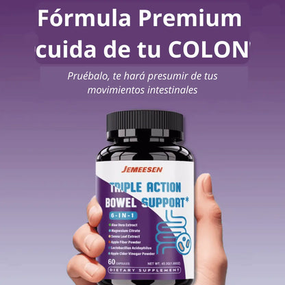 Suplementos Dietéticos con Polvo de Cáscara de Psyllium, Magnesio, Polvo de Vinagre de Sidra de Manzana, Promueven la Salud Gastrointestinal