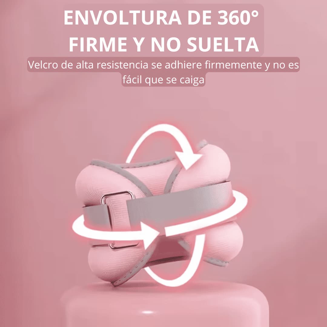 2 Pesas de Tobillo de Arena Suave Antideslizantes y Duraderas Para Yoga, Correr, Gimnasio y Entrenamiento Corporal (Para Hombres y Mujeres)