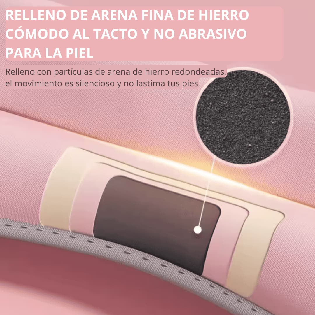 2 Pesas de Tobillo de Arena Suave Antideslizantes y Duraderas Para Yoga, Correr, Gimnasio y Entrenamiento Corporal (Para Hombres y Mujeres)